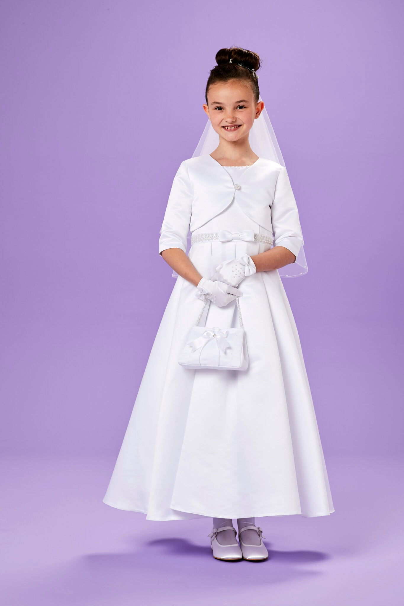 Sinead Sleeveless Holy Communion Dress and Bolero Set